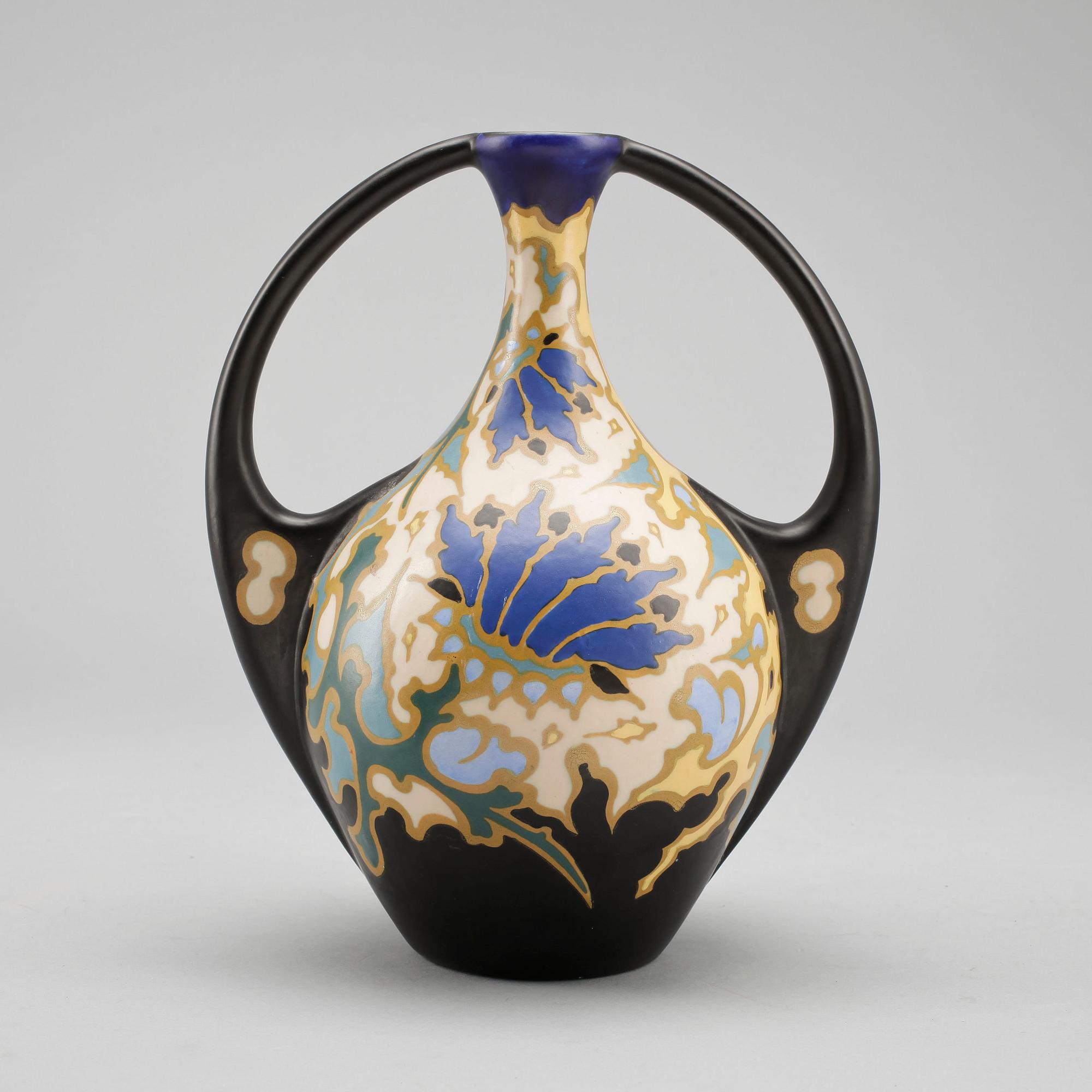 VAS, stengods, jugend, Regina Majoli, Gouda, Holland, 1920-tal.