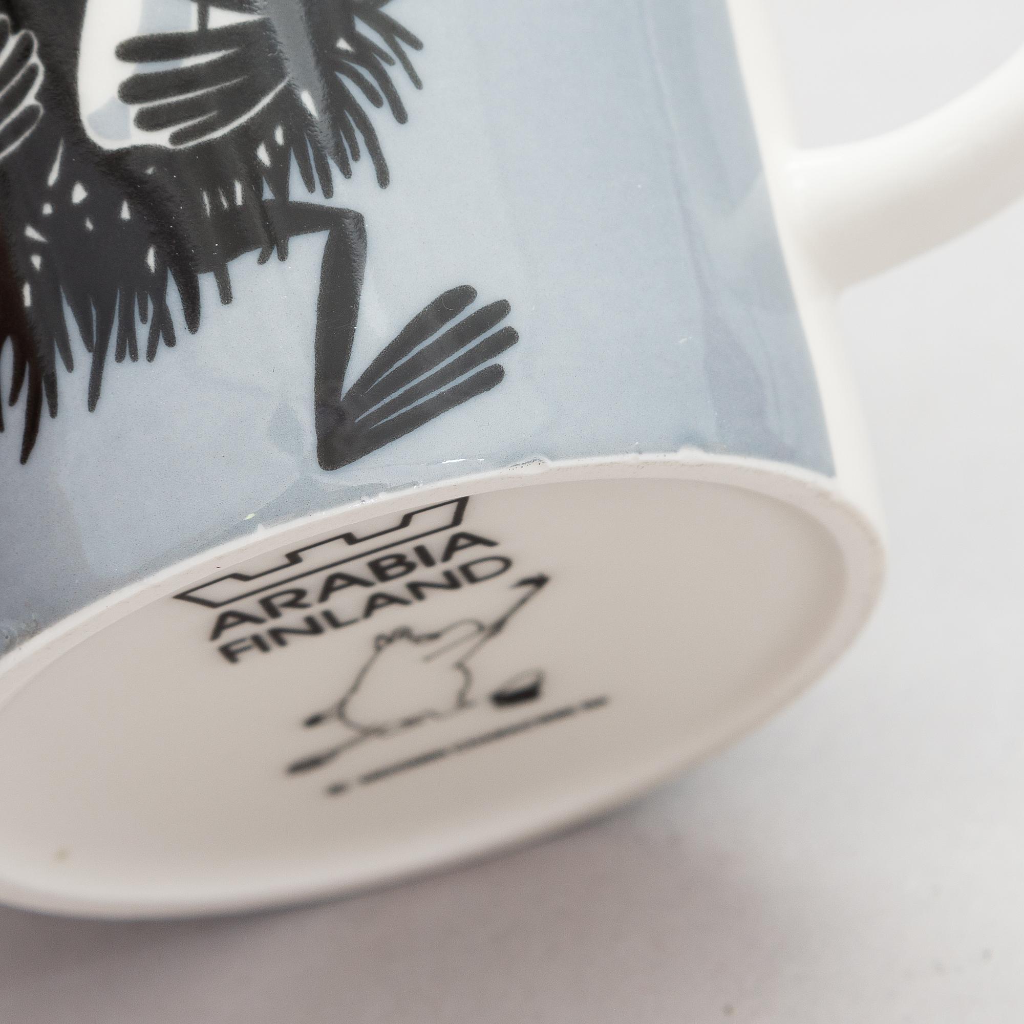 Muumimukeja, 10 kpl, Moomin Characters, Arabia.