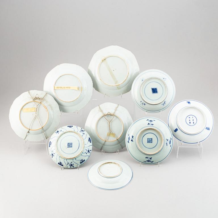 A set of nine dishes, Qing dynasty, 18th/21st Century.