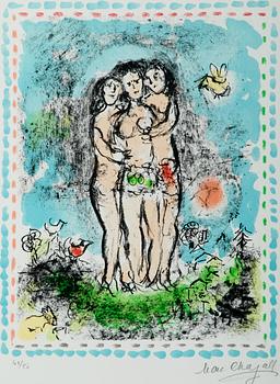 218. Marc Chagall, "LES TROIS NUS".
