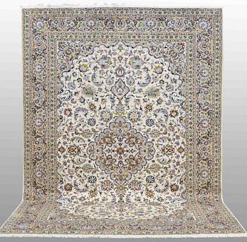 Carpet, Keshan, approx. 350 x 244 cm.