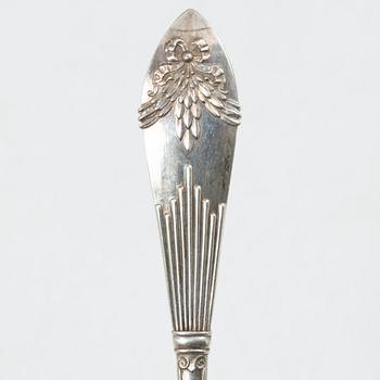 A 69 piece silver cutlery service, model "Empire", including C.G. Hallberg, 20th century.