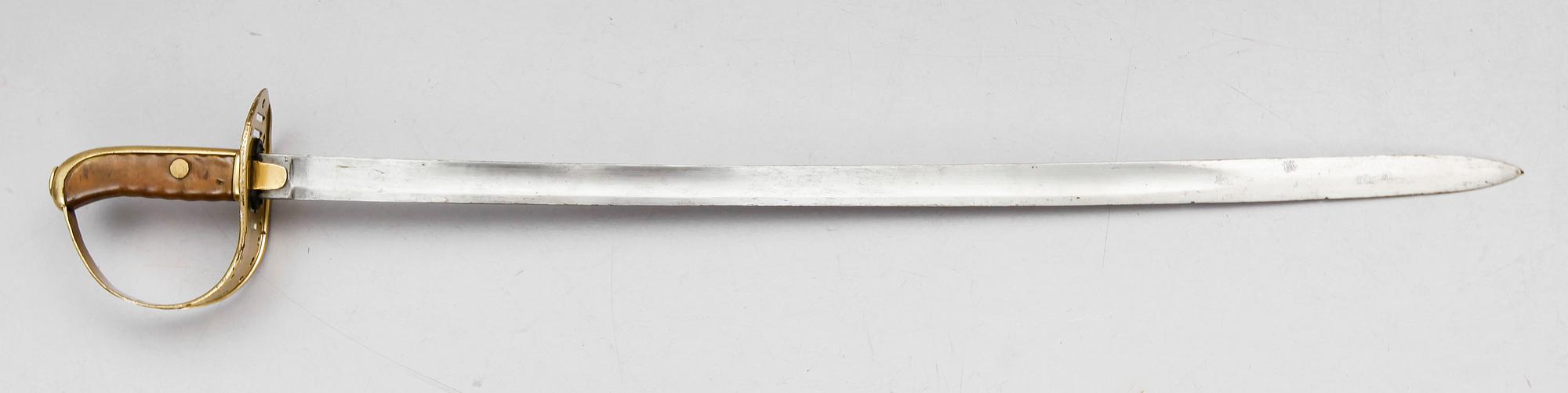 SABEL, m/1867-1893, för Kavalleriet.