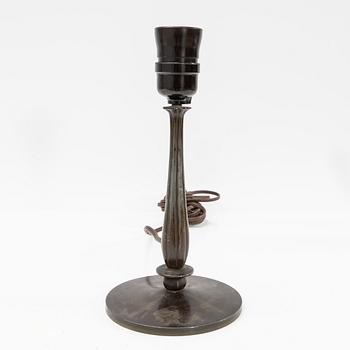 Just Andersen, Table lamp, Denmark, first half of the 20th century.