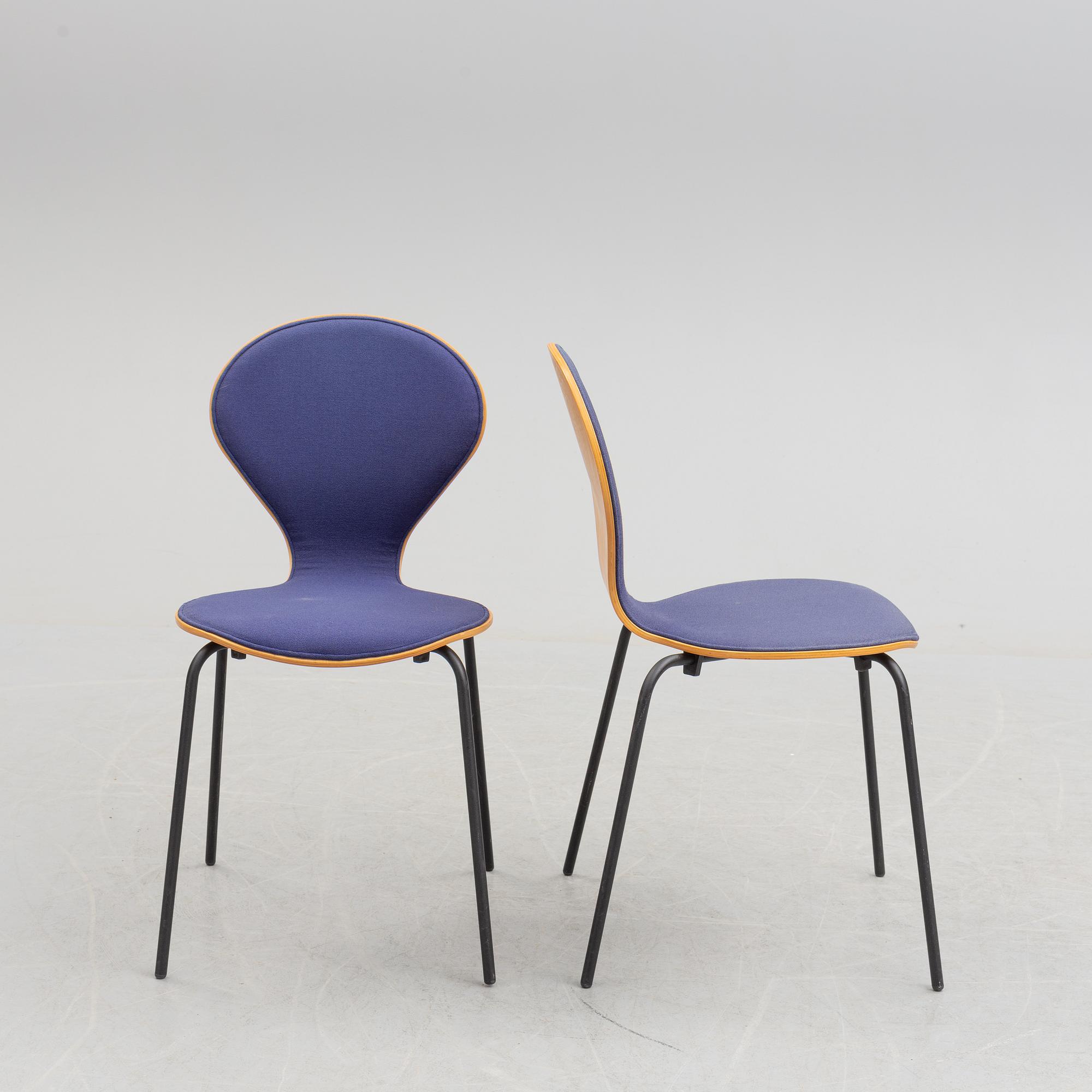 A pair of 'Rondo' chairs by Erik Ole Jorgensen, Danerka, Denmark, 21st century.
