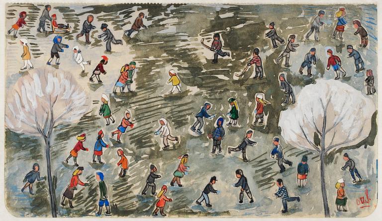 Otte Sköld, Skaters, Vasaparken, Stockholm.