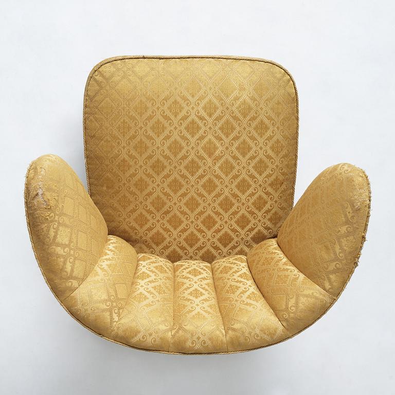 Otto Schulz, a Swedish Modern easy chair, Boet Gothenburg, 1940's.