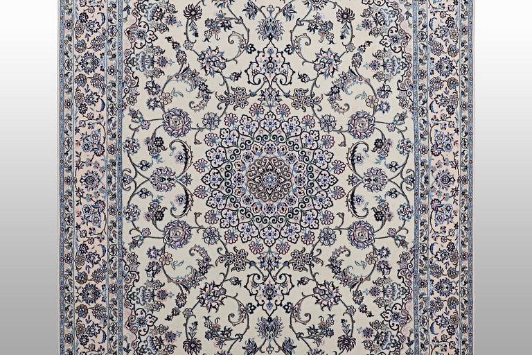 Matta, Nain, part silk, 6 Laa, ca 250 x 160 cm.