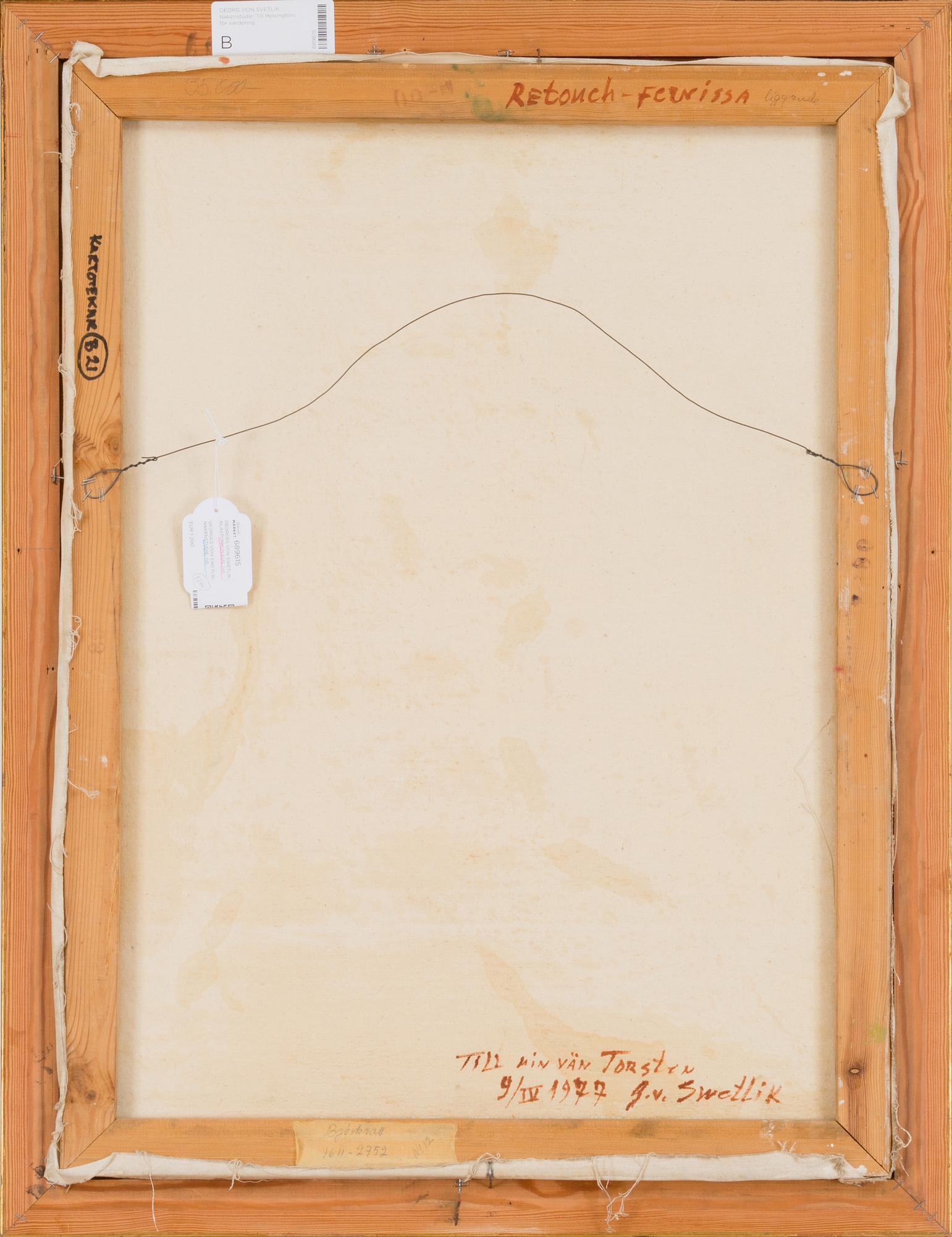 GEORGES VON SWETLIK, NAKENSTUDIE.