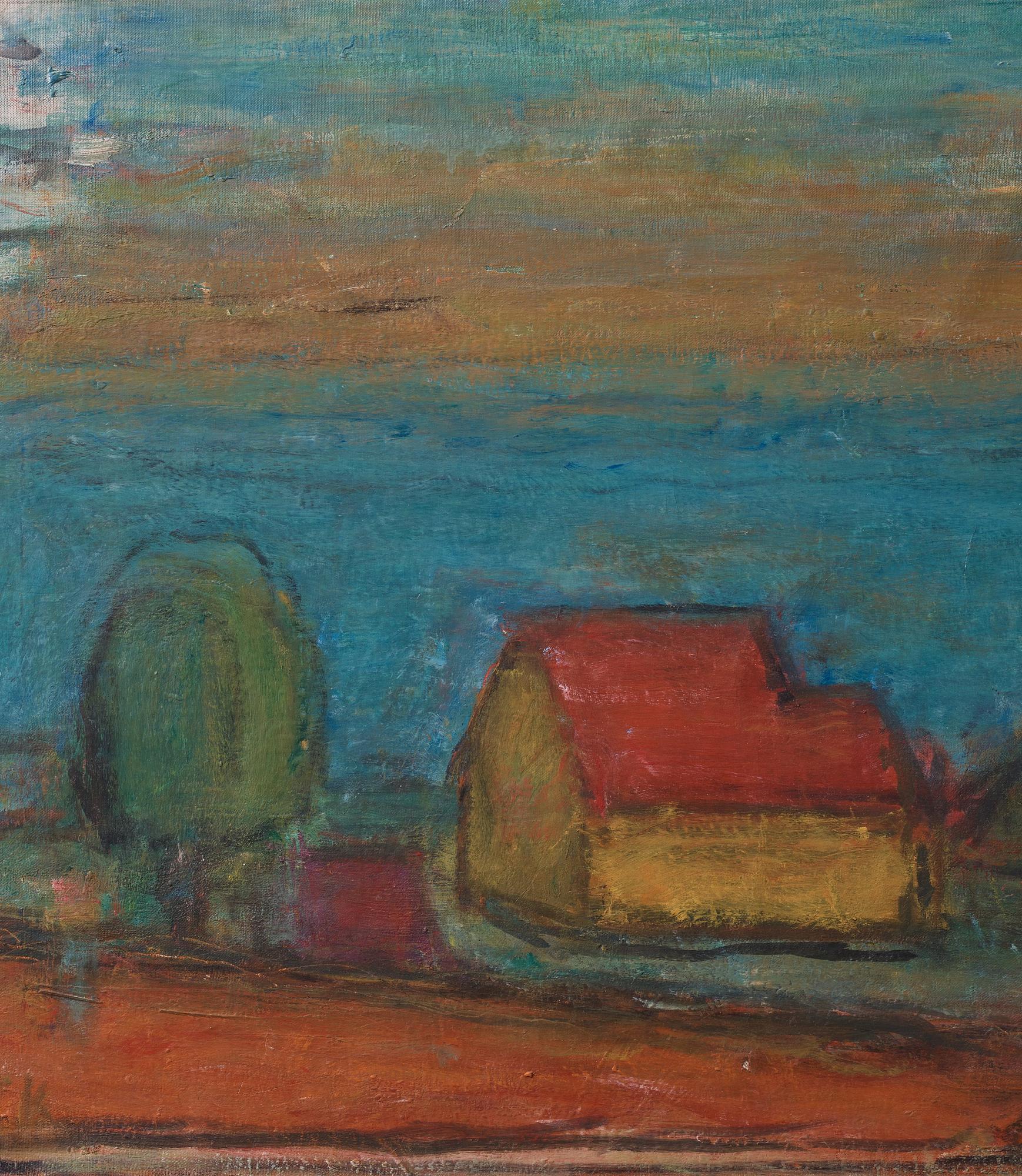 Carl Kylberg, House by the sea.