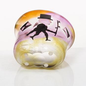 Bertil Vallien, skål, glas, Kosta Boda.