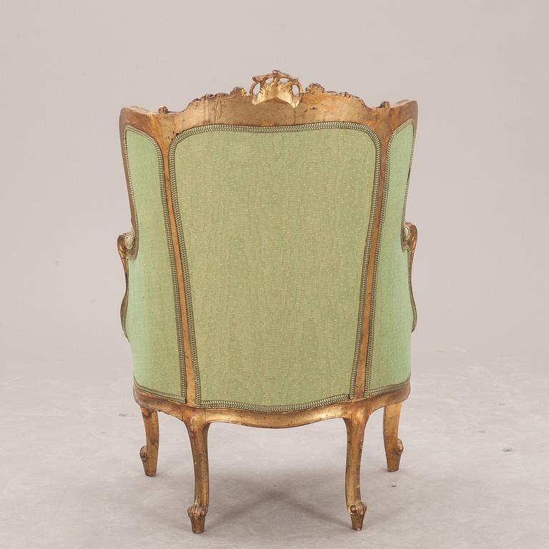 BERGÈRE, Louis XV-stil, omkring 1900.