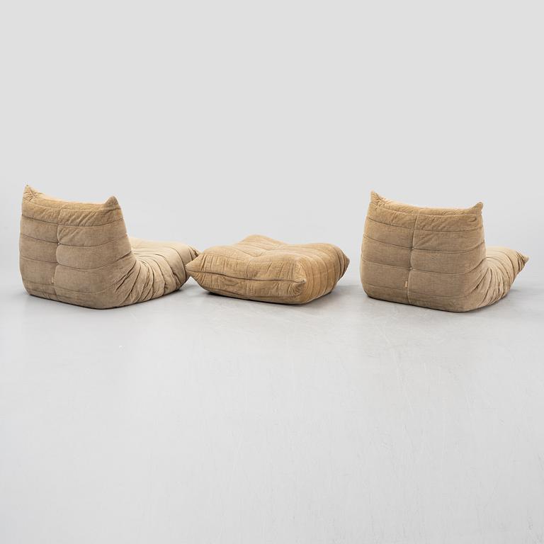 Michel Ducaroy, a 6-piece 'Togo' modular sofa, Ligne Roset, France.