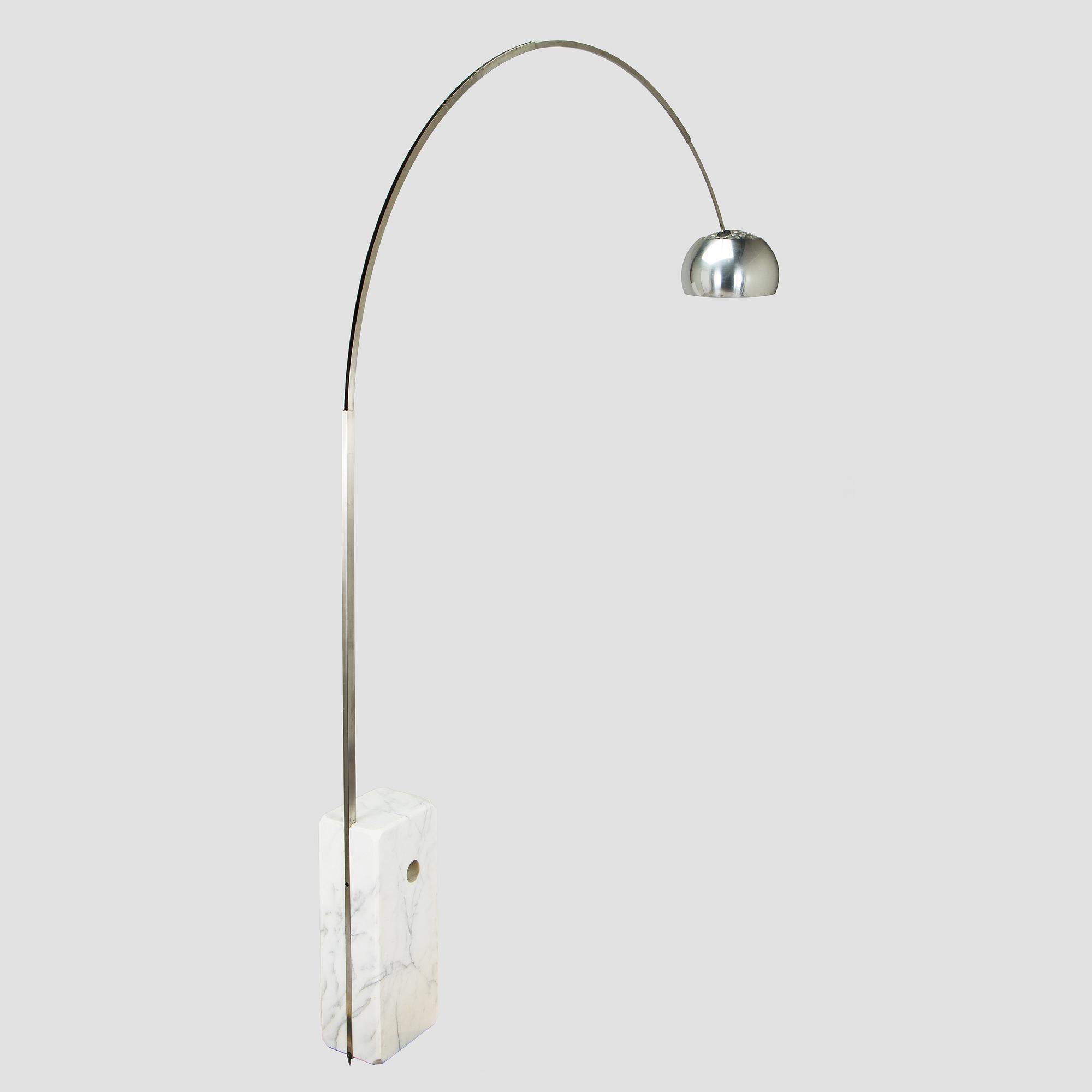 Achille & Pier Giacomo Castiglioni, lattiavalaisin, ”Arco”, Flos, Italia.