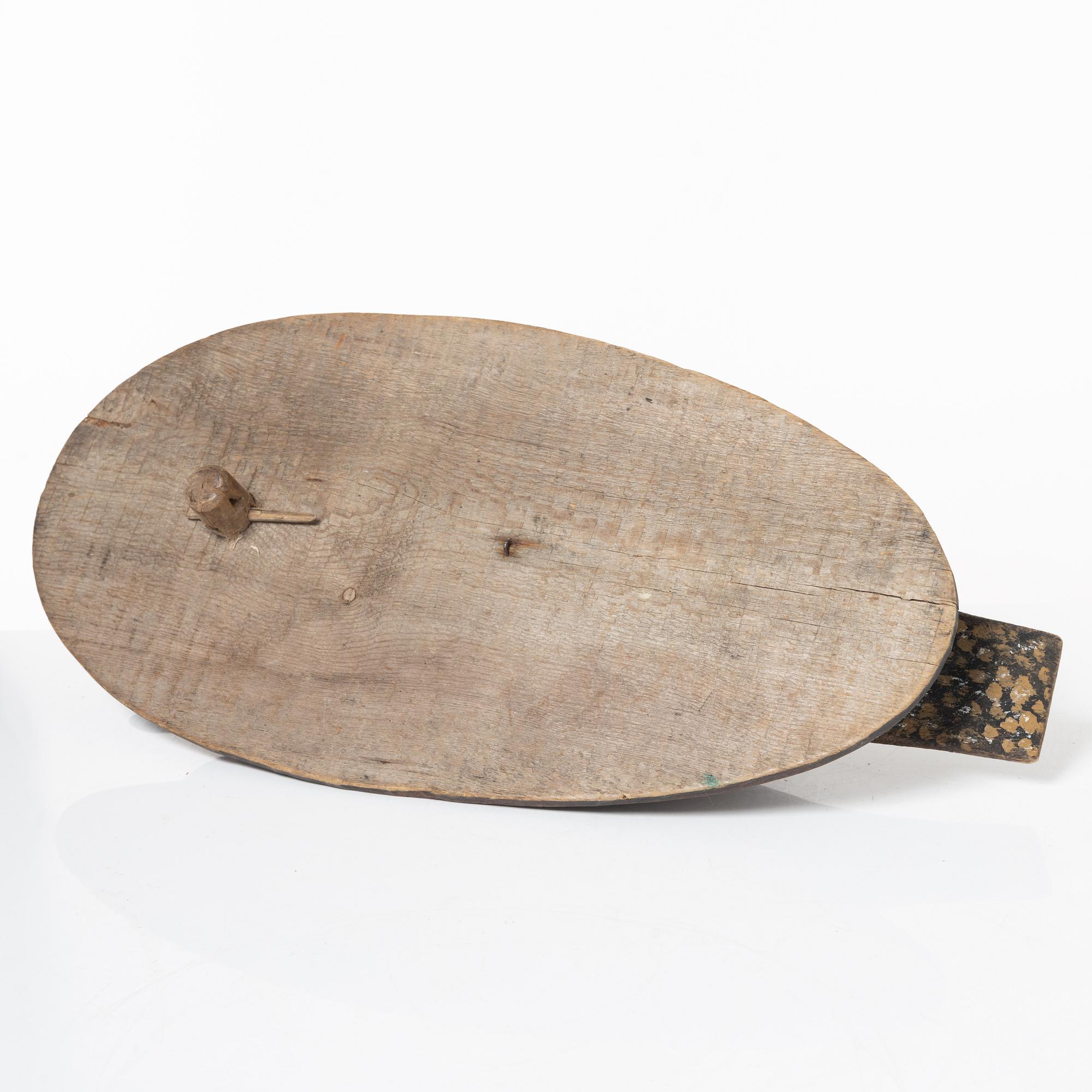 Two carved and painted duch decoys, circa 1900.