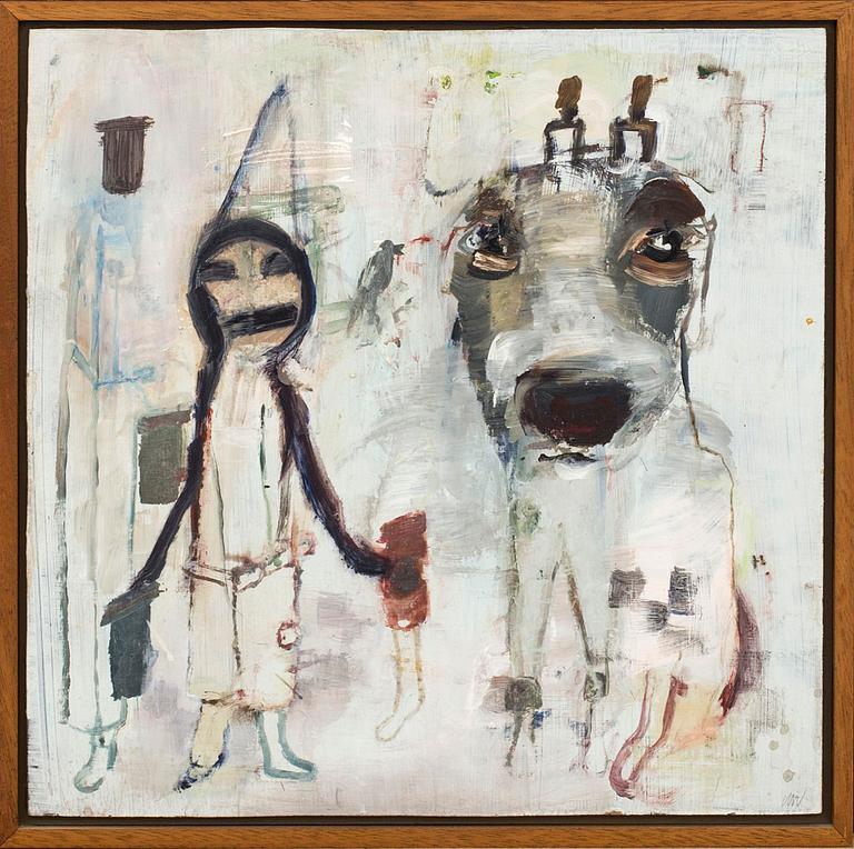 KARIN WIKSTRÖM, oil on panel signed.