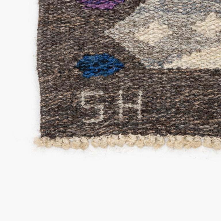 Berit Koenig, a carpet, tapestry weave, 256 x 195 cm, signed SH BK.