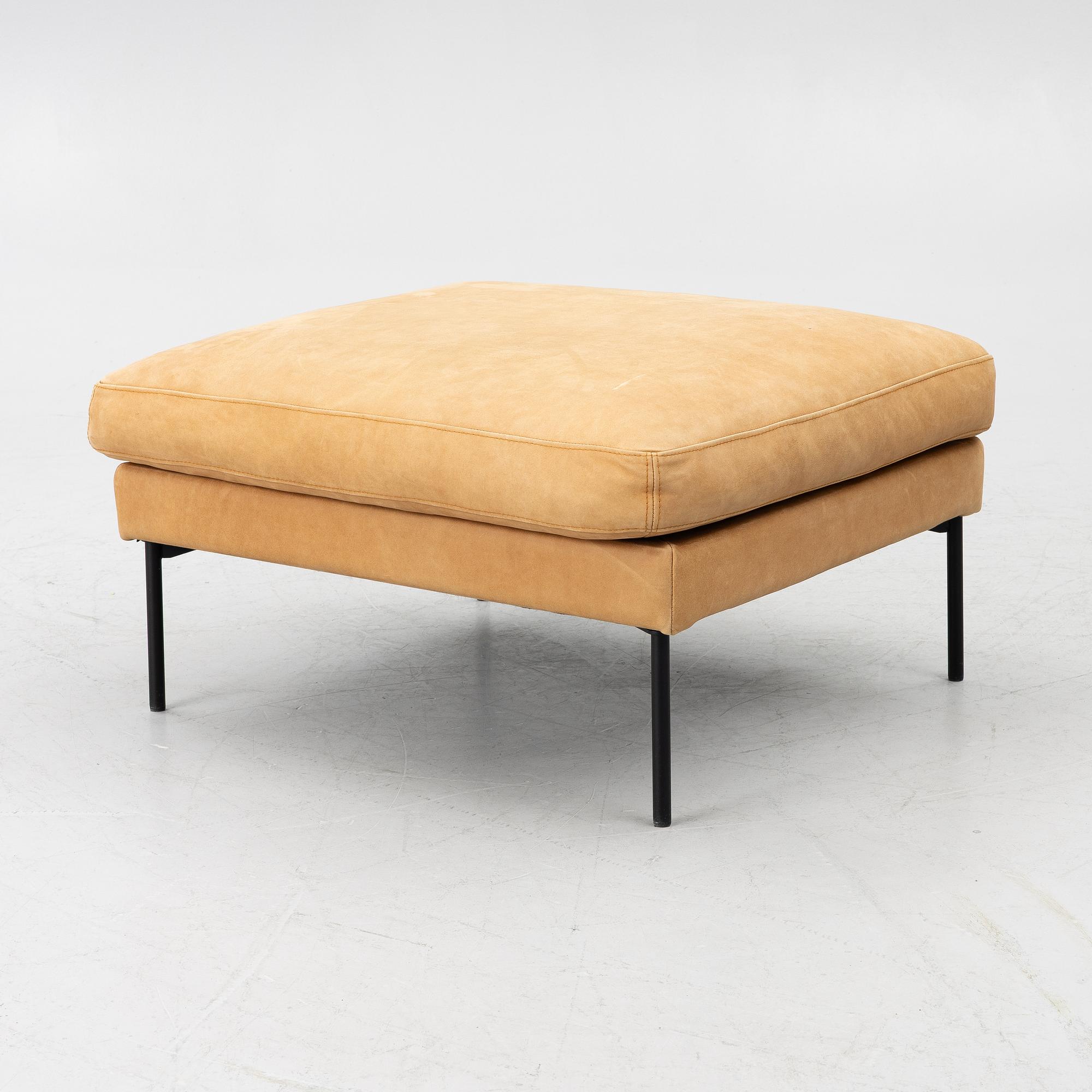 Sofa with footstool/chaise longue, exceptional, period.