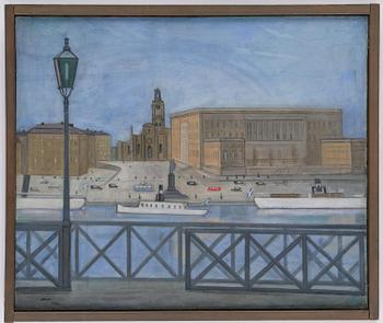 Einar Jolin, View towards the The Royal Palace, Stockholm.