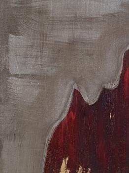 Fredrik Wretman, polyptyk 4 delar, olja på plåt, signerade och daterade -86 a tergo.