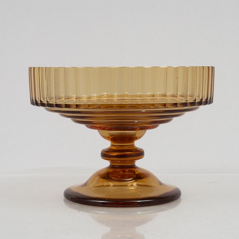 Knut Bergqvist, troligtvis, skål, Lindefors glasbruk, 1930.