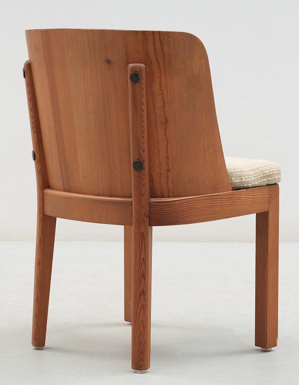 An Axel-Einar Hjorth stained pine armchair, 'Lovö', Nordiska Kompaniet, 1930's.