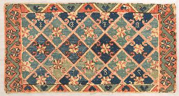 A Swedish åkdyna Skåne dated 1789 ca 48x92 cm.