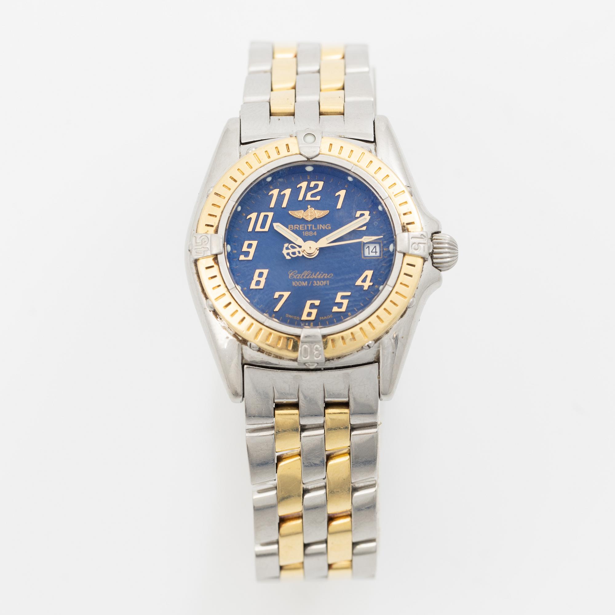 Breitling, Callistino, wristwatch, 29 mm.