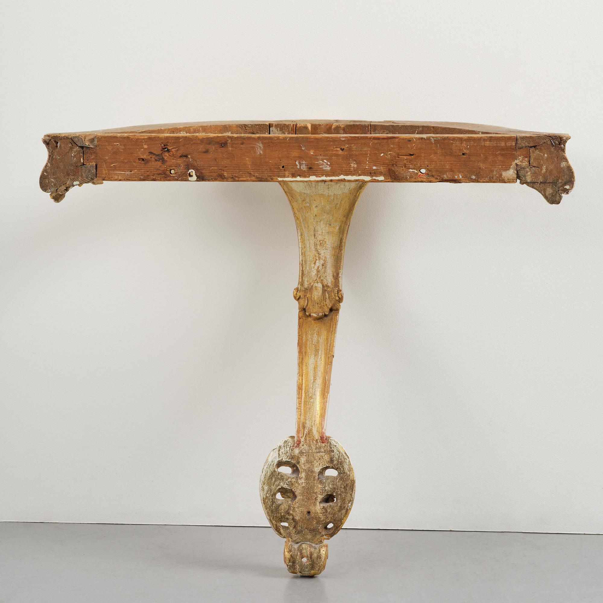 A Swedish Rococo console table.