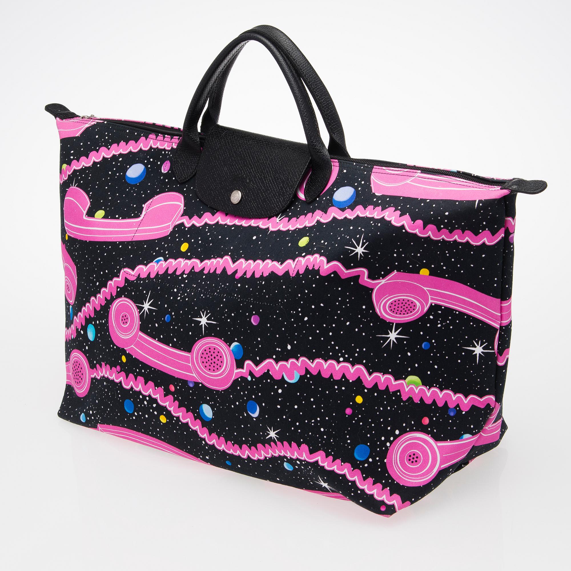Longchamp Jeremy Scott Long Distance Call Tote Bag.