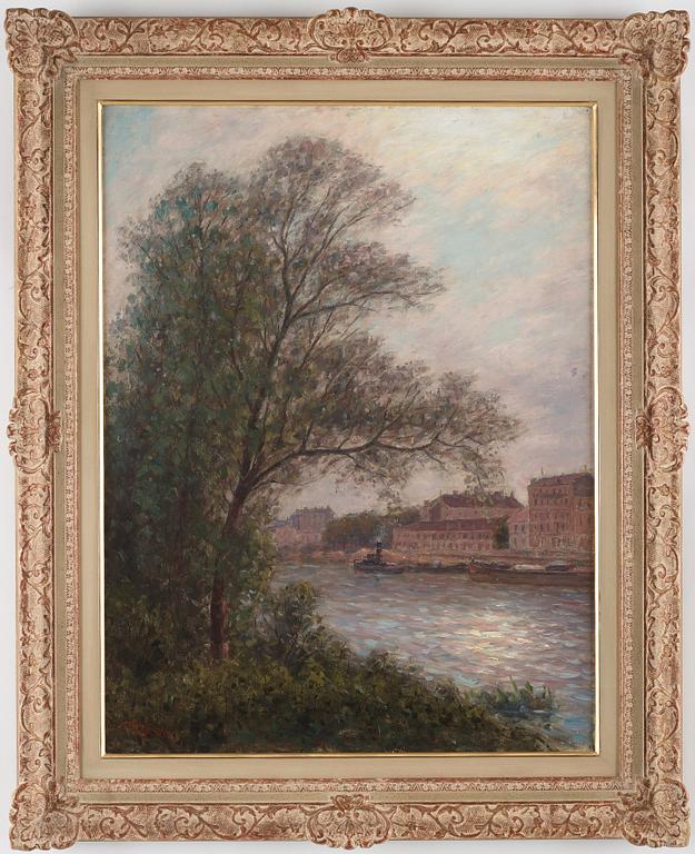 Per Ekström, "Landskap från Seine" (Landscape from Seine).