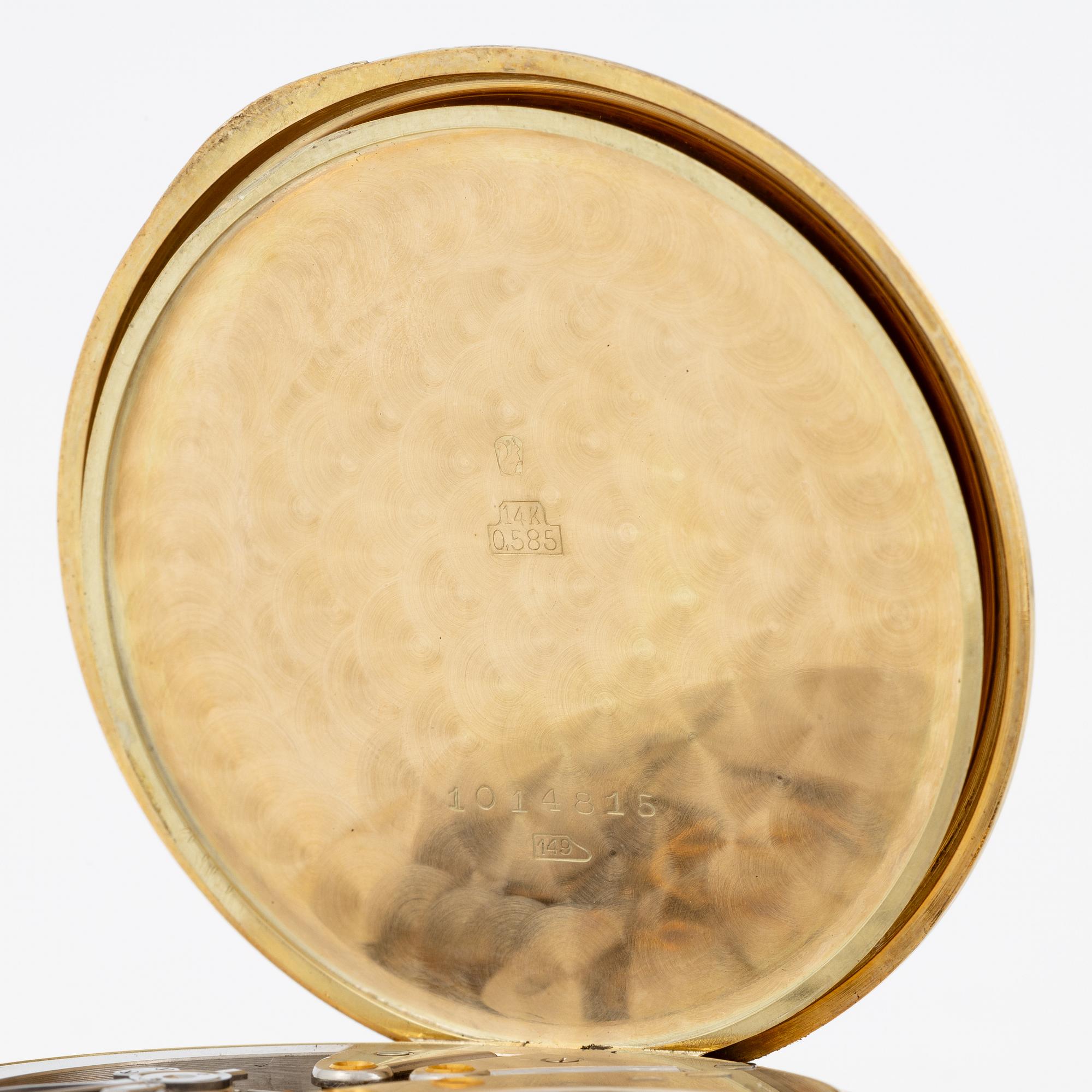 IWC, pocket watch, "Sector Dial", 51 mm.