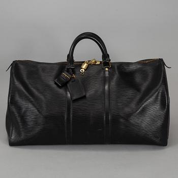 LOUIS VUITTON, 'Keepall 55 Epi' weekendbag.