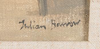 Julian Barrow, oil on canvas, signed.