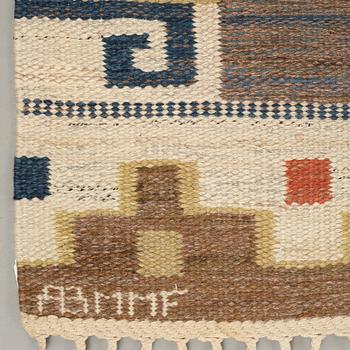 Märta Måås-Fjetterström, MÄRTA MÅÅS-FJETTERSTRÖM, A CARPET, "Bruna heden", flat weave, ca 287,5 x 153 cm, signed AB MMF.