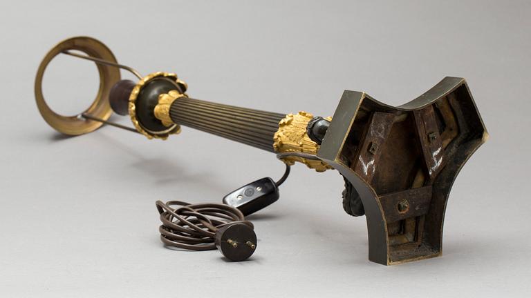 BORDSLAMPA, empirestil, 1800-talets andra hälft.