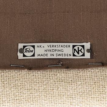 Kerstin Hörlin-Holmquist, armchair, "Little Adam" from the series "Paradiset", Triva, Nordiska Kompaniet, mid-20th century.