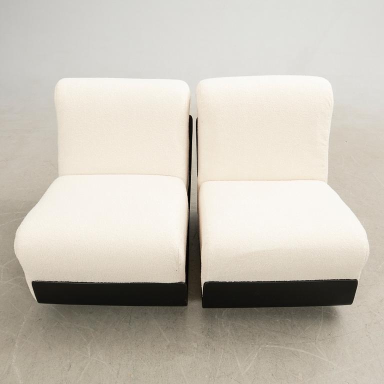 Armchairs, a pair, second half of the 20th century.