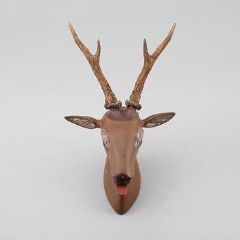 FIGUR, målat trä, 1900-talets första hälft.