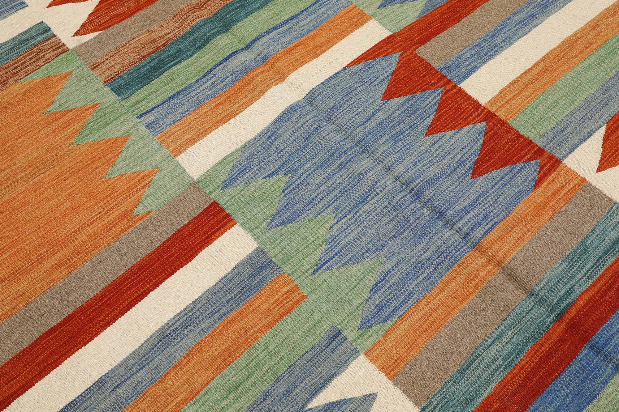 A Kelim carpet, c. 242 x 178 cm.