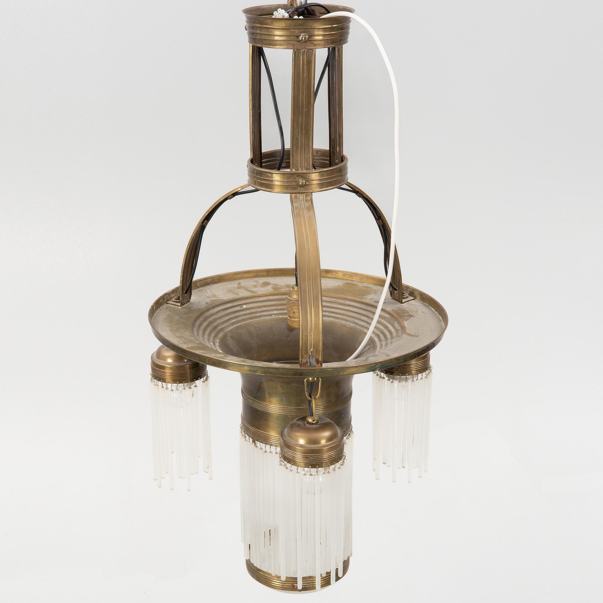 Taklampa, jugend, 1900-talets början.