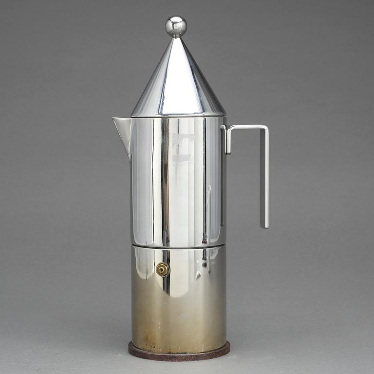 ESPRESSOBRYGGARE, "La Conica", Aldo Rossi, Alessi, 1900-talets senare del.