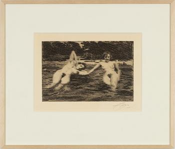 Anders Zorn, "Najader".