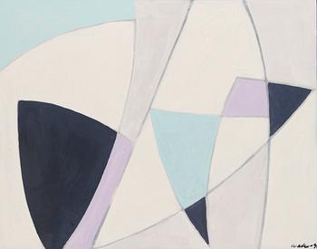 Raimo Walo, acrylic on canvas, signed and dated -91.