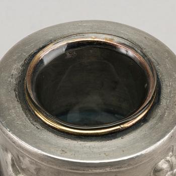 A Swedish Svenskt Tenn pewter ink stand 1925.