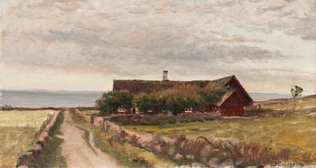 Berndt Lindholm, A HOUSE AT THE SEASIDE.