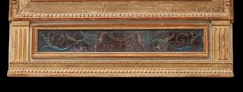 SPEGEL. Sengustaviansk, omkring år 1800.