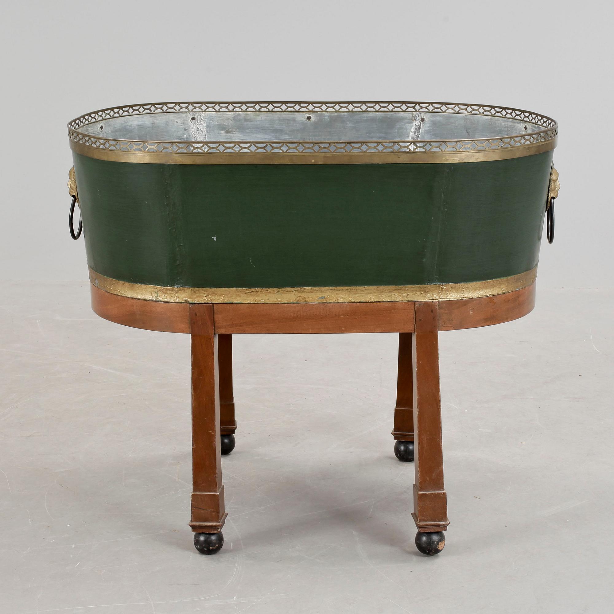 JARDINIERE, empirestil, 1800/1900-tal.