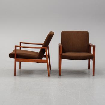 Fåtöljer, ett par, Ulferts Tibro, 1960/60-tal.