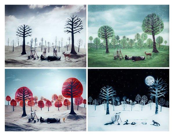 Helena Blomqvist, "Spring, Summer, Autumn, Winter", 2003.